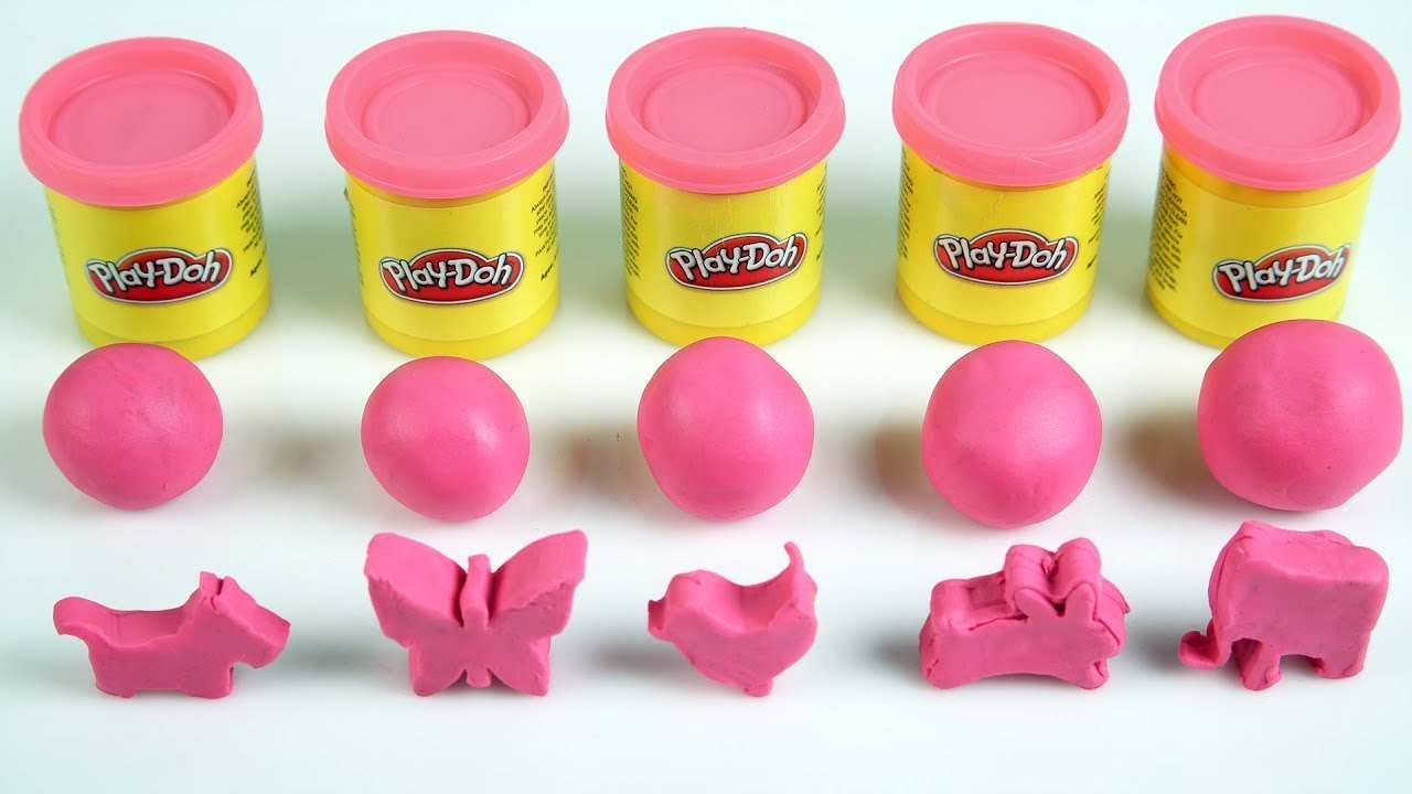 🎨 Learn Pink Color with Play Doh Colors for Kids 🌸