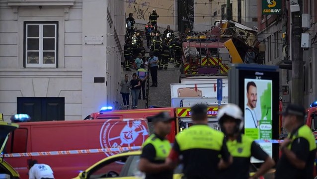 Portugal in shock as Lisbon’s iconic Gloria cable car derails, leaving 16 dead