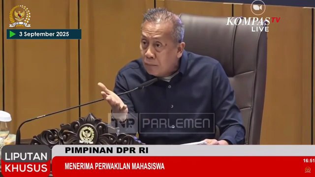 [FULL] Pimpinan DPR Blak-blakan Depan Mahasiswa! Beber Alasan RUU Perampasan Aset Belum Disahkan