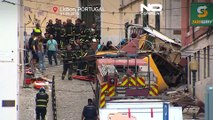 VÍDEO: Así quedó el funicular de Lisboa tras el descarrilamiento que ha causado al menos 17 muertos