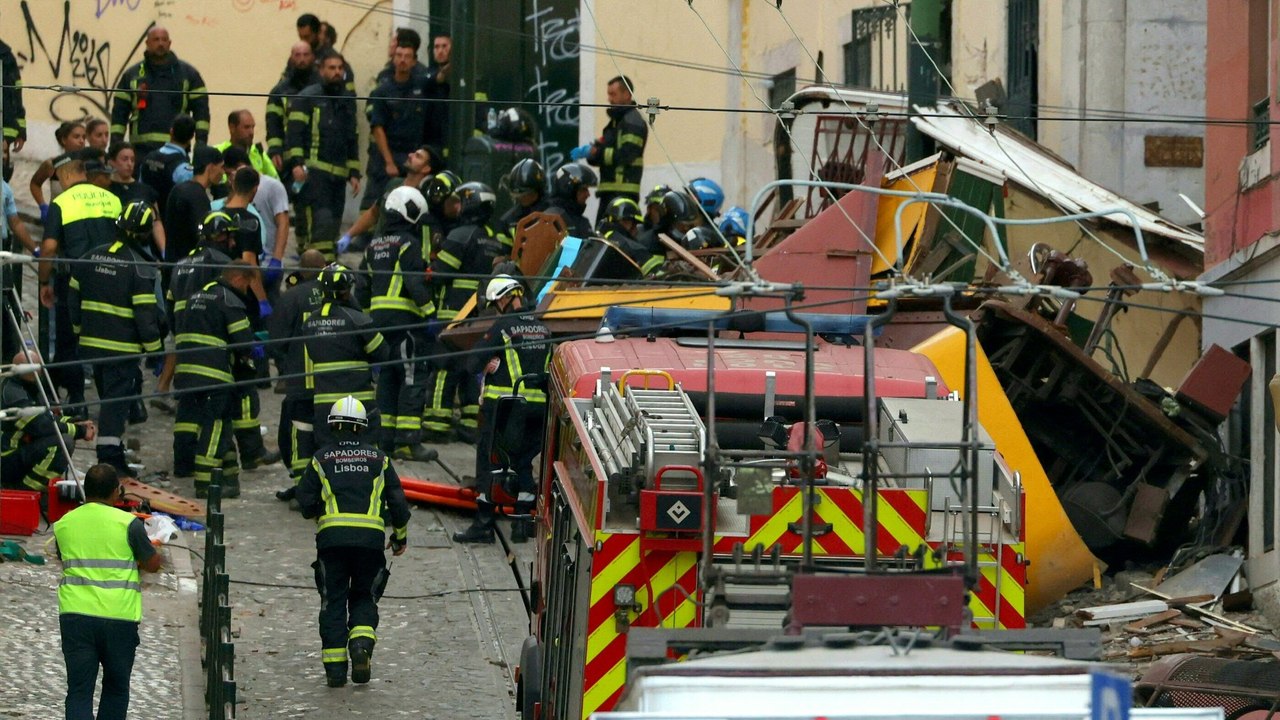 Tote und Verletzte nach Unglück von Standseilbahn in Lissabon