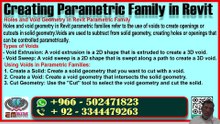 Revit Void Modeling Creating Holes and Openings ریویٹ میں باطل جیومیٹری کا استعمال کرتے ہوئے سوراخ بنانا یا کھولناPart 05