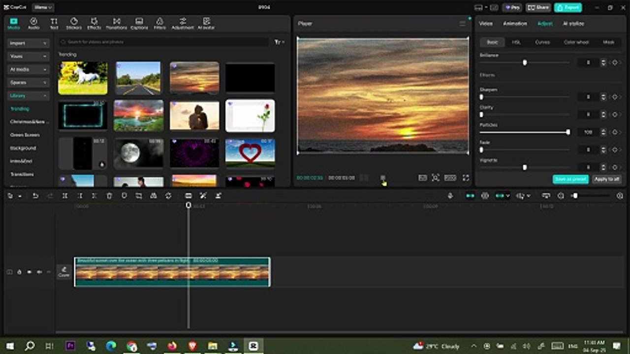CapCut Editing Trick | Apply Particle Effects Like a Pro