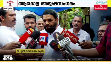 തന്റെ അനുവാദത്തോടെയല്ല അയ്യപ്പസംഗമ സംഘാടക സമിതിയിൽ പേര് വച്ചതെന്ന സതീശന്റെ വാദം തെറ്റെന്ന് മന്ത്രി