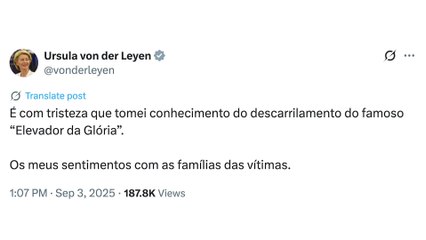 Líderes europeos reaccionan al mortal descarrilamiento del funicular de Lisboa que ha dejado 15 muertos