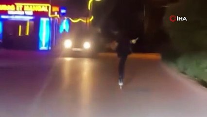 Bursa'da patenli gencin tehlikeli yolculuğu