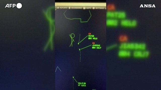 Incidente aereo a Washington, la collisione vista dal radar