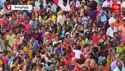 கோயில் குடமுழுக்கு விழா! பக்தர்களை புனித நீரால் குளிப்பாட்டிய 'ட்ரோன்'!