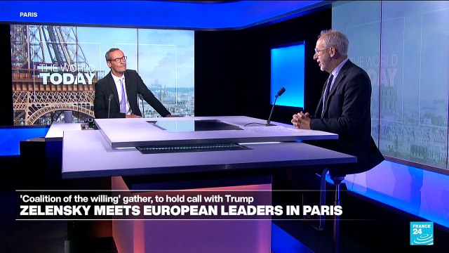 Europe 'ready' to offer security guarantees as Zelensky meets leaders in Paris