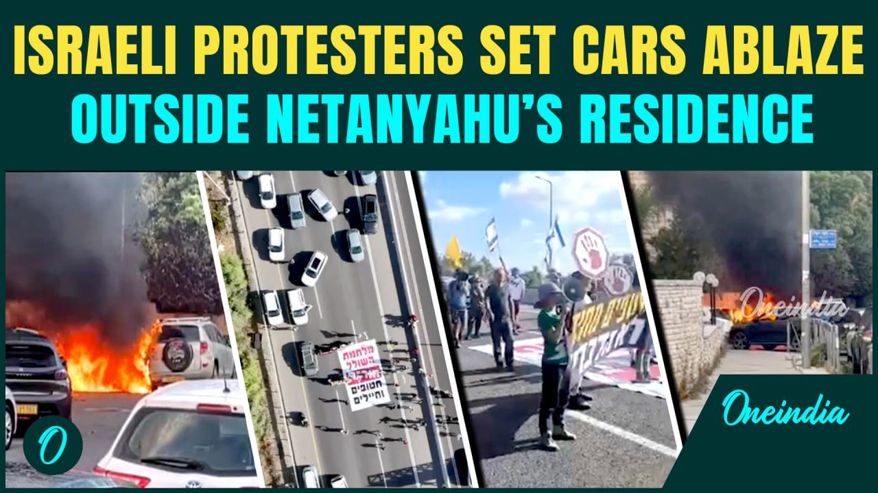 Anti-Netanyahu Protesters vs. Police in Israel: Violent Crowds Block Streets and Torch Vehicles