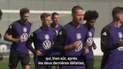 Allemagne - Nagelsmann cherche la stabilité après une mauvaise passe