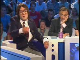 Jonathan Lambert et le rugbyman Sébastien Chabal