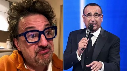 Pieraccioni "deluso" da Carlo Conti: «Amici, amici e poi a Sanremo porta Clerici e Gerry Scotti»