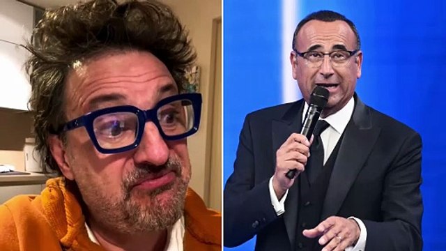 Pieraccioni deluso da Carlo Conti: «Amici, amici e poi a Sanremo porta Clerici e Gerry Scotti»