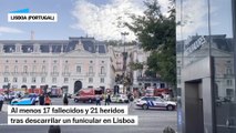 Al menos 17 muertos y 21 heridos tras descarrilar un funicular en Lisboa
