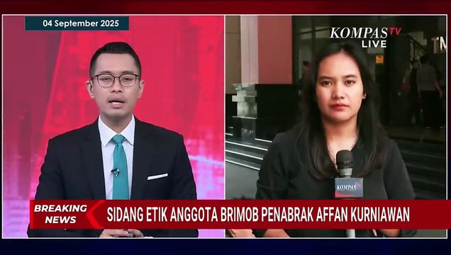 Ekspresi Sopir Rantis Brimob Bripka Rohmat Penabrak Ojol Affan Tiba di Sidang Etik Mabes Polri