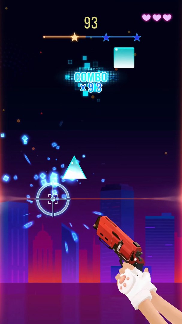 ⁣Rhythm Fire EDM Shooting 🎶 | How You Like That (EDM Ver) Normal Mode