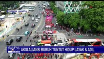 Demo di Jakarta, Aliansi Buruh Tuntut Reformasi Pajak dan Pembebasan Rekan Ditahan
