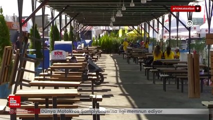 Afyonkarahisar'da dünya Motokros Şampiyonası'na ilgi memnun ediyd