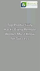 10 Proven Productivity Hacks for Remote WorkersStruggling to stay productive while working remotely?