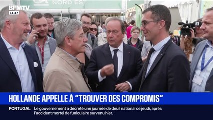 "Qu'on trouve les compromis": l'échange entre François Hollande et Charles de Courson sur la question du budget