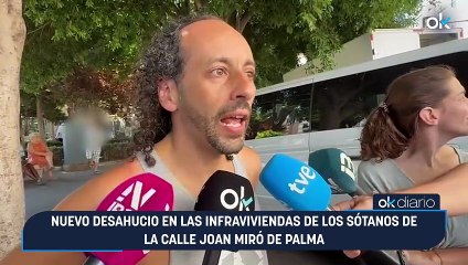 Nuevo desahucio en las infraviviendas de los sótanos de la calle Joan Miró de Palma