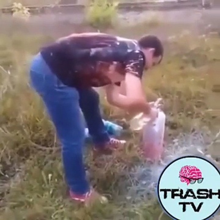 Une Fusée faite maison... ratée