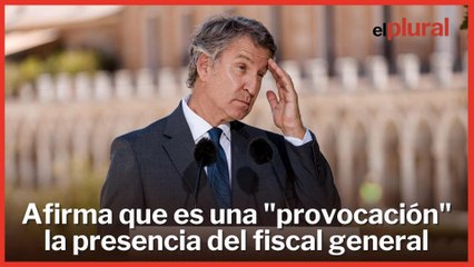 Feijóo dice que decidió ausentarse del inicio de Año Judicial en julio