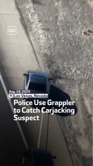 Police Use Grappler to Catch Carjacking Suspect