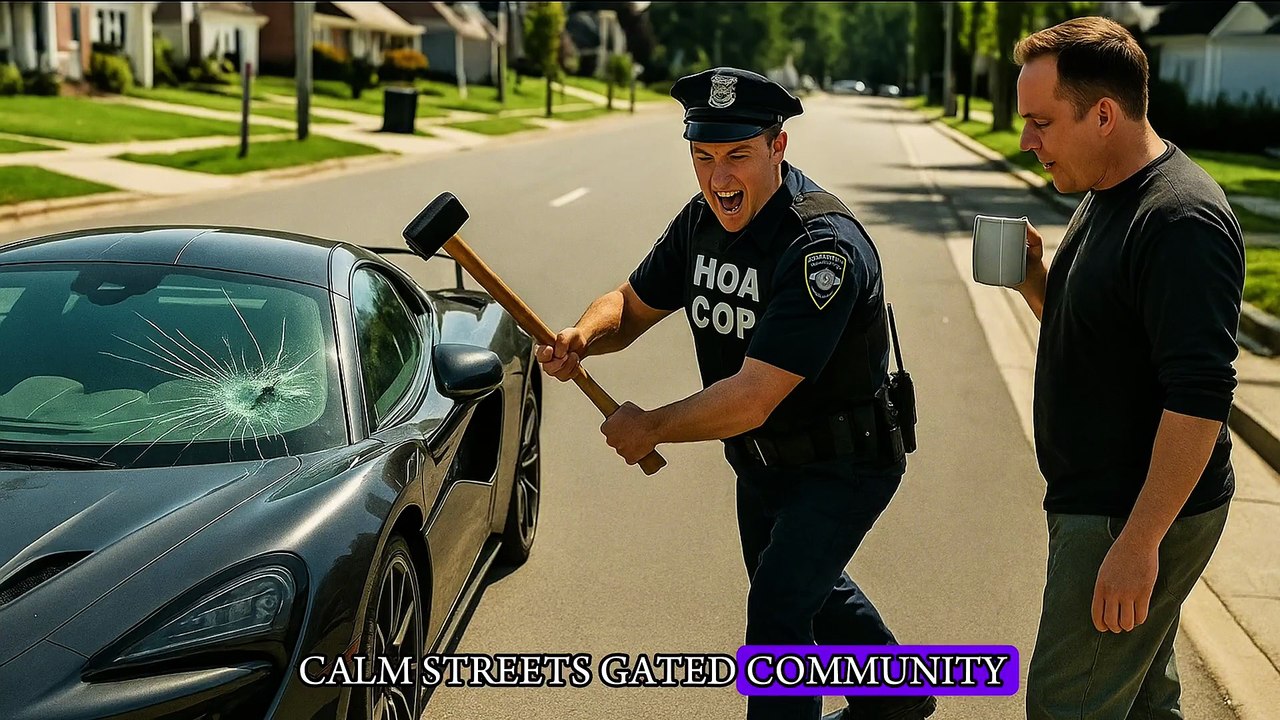 Fake HOA Cop Smashed My Car – He Didn_t Expect What Happened Next