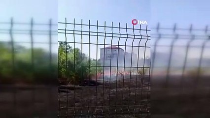 Bursa\'nın tarihi lisesinde korku dolu anlar! Alevlere teslim oldu...
