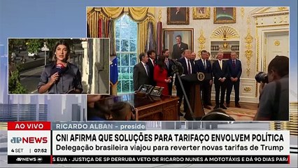 Presidente da CNI diz que EUA deixaram claro que tarifas são questão política