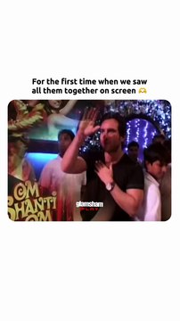 When legends share the same frame ✨🎬 #sanjubaba #salmankhan #saifalikhan #srk #omshantiom #farahkhan [farah khan, sanju baba, salman khan, saif ali khan, srk, om shanti om, glamsham]