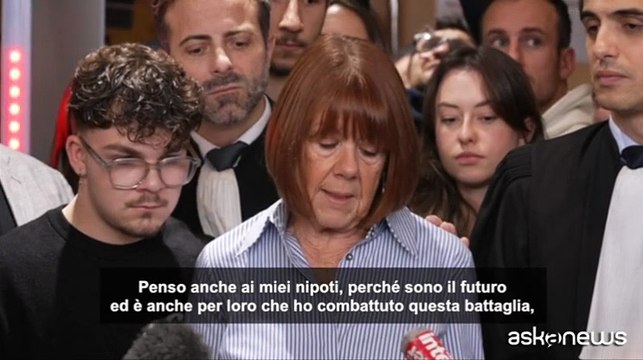 Gisèle Pelicot dopo la sentenza: «Processo mi ha messo a dura prova, penso a vittime non riconosciute»