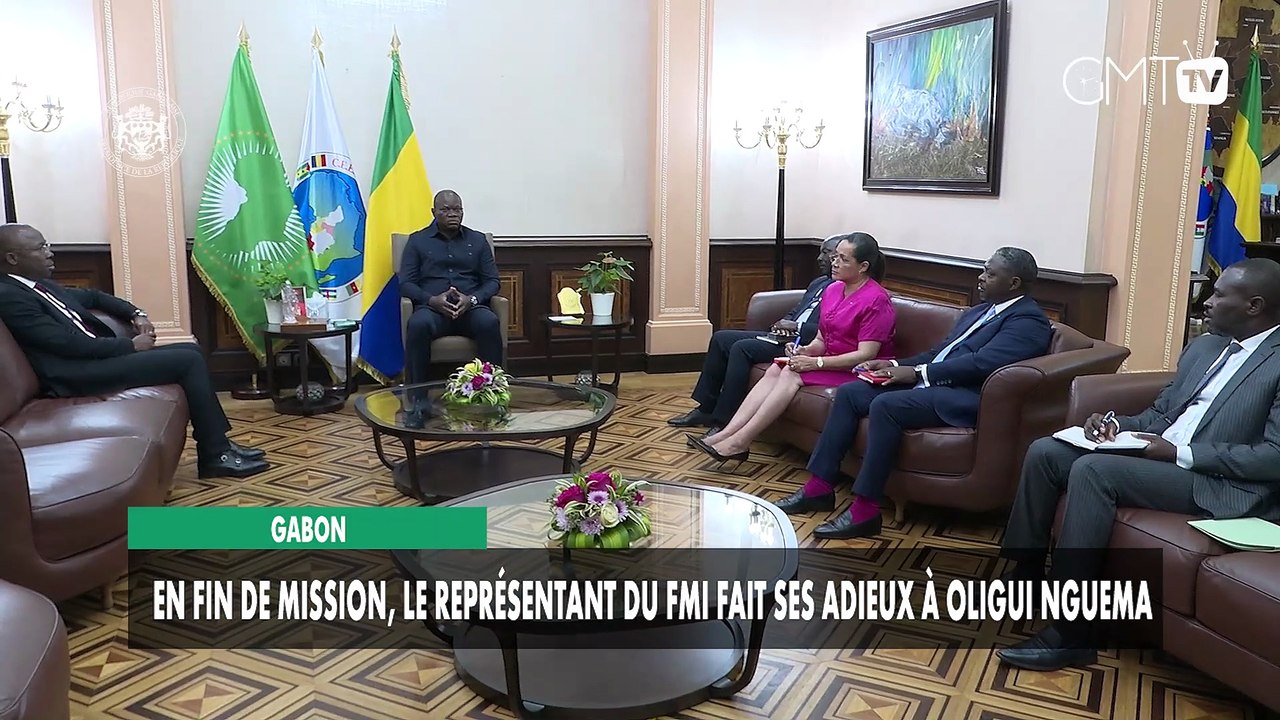 [#Reportage] Gabon : en fin de mission, le représentant du FMI fait ses adieux à Oligui Nguema