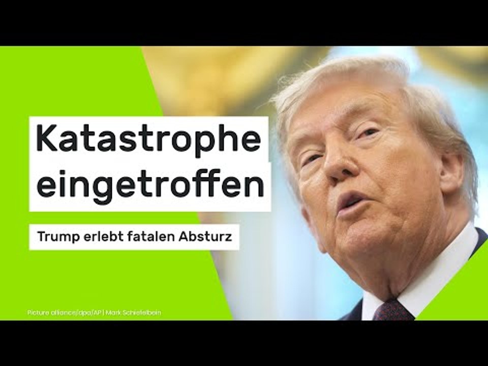 Katastrophe eingetroffen - Trump erlebt fatalen Absturz