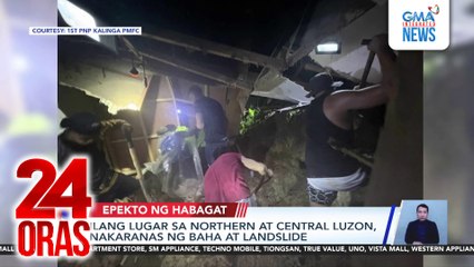 Ilang lugar sa Northern at Central Luzon, nakaranas ng baha at landslide | 24 Oras
