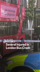 Several Injured in London Bus Crash