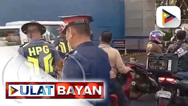 PNP-Highway Patrol Group at PNP-IMEG, nagsagawa ng surprise inspection sa mga sasakyang papasok sa Camp Crame | ulat ni Ryan Lesigues