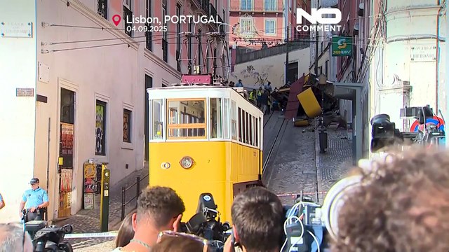 Investigators examine Lisbon funicular wreckage following deadly crash