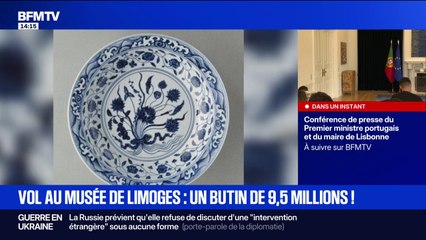 Vol au musée de Limoges:  9,5 millions d'euros de butin