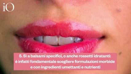 Labbra secche in inverno: 10 cose da sapere