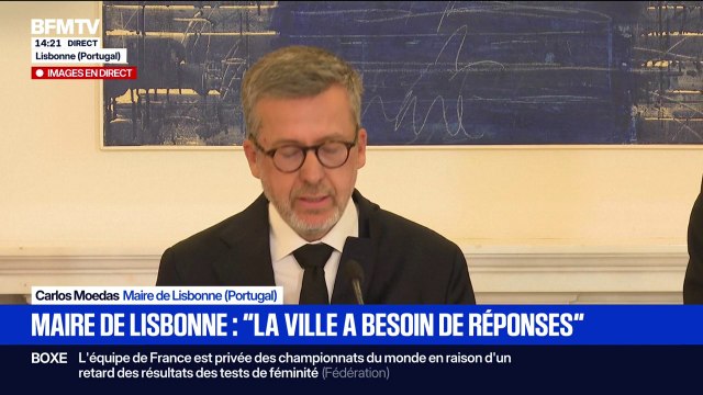 Accident de funiculaire de Lisbonne: La ville a besoin de réponses selon le maire de Lisbonne
