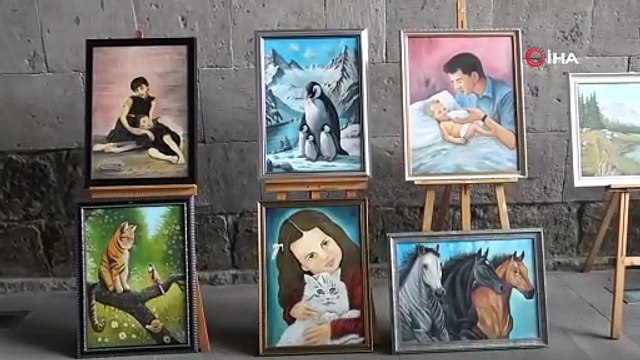 Tarihi mekanda resim sergisi