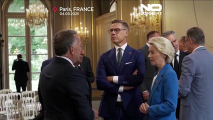 Macron hosts Paris summit on postwar security for Ukraine