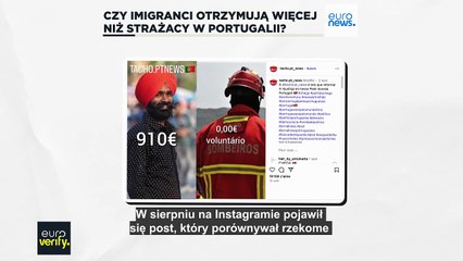 Czy imigranci otrzymują więcej zasiłków niż strażacy w Portugalii?