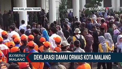 Apel dan Deklarasi Damai Ormas di Kota Malang