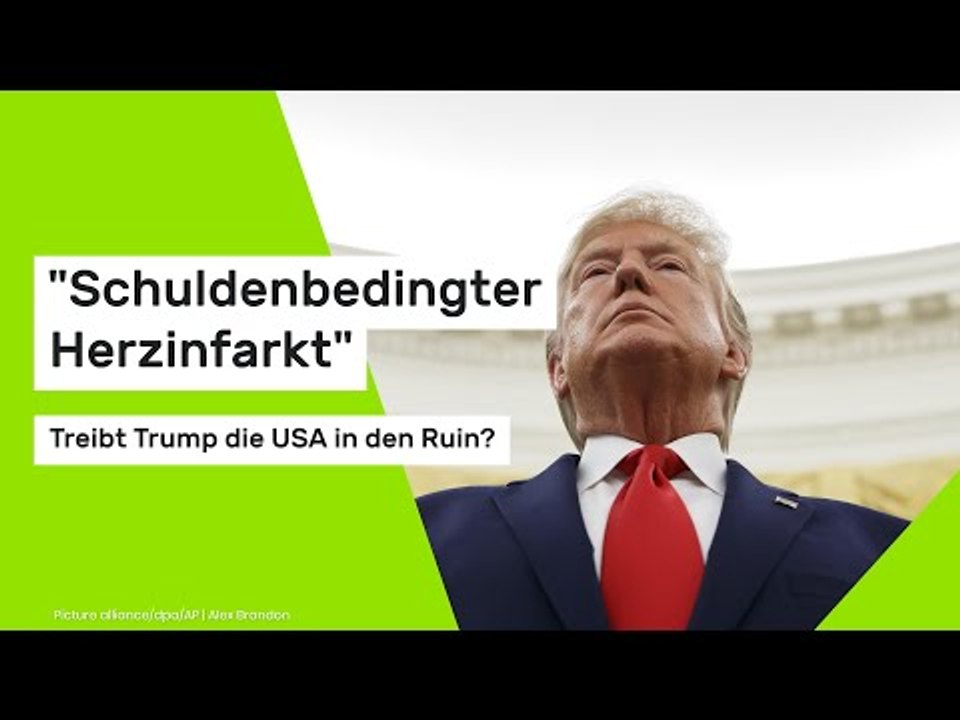 'Schuldenbedingter Herzinfarkt' droht - treibt er die USA in den Ruin?