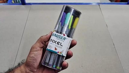 Unboxing and Review of Hauser Pixel fineliner triangle box pack