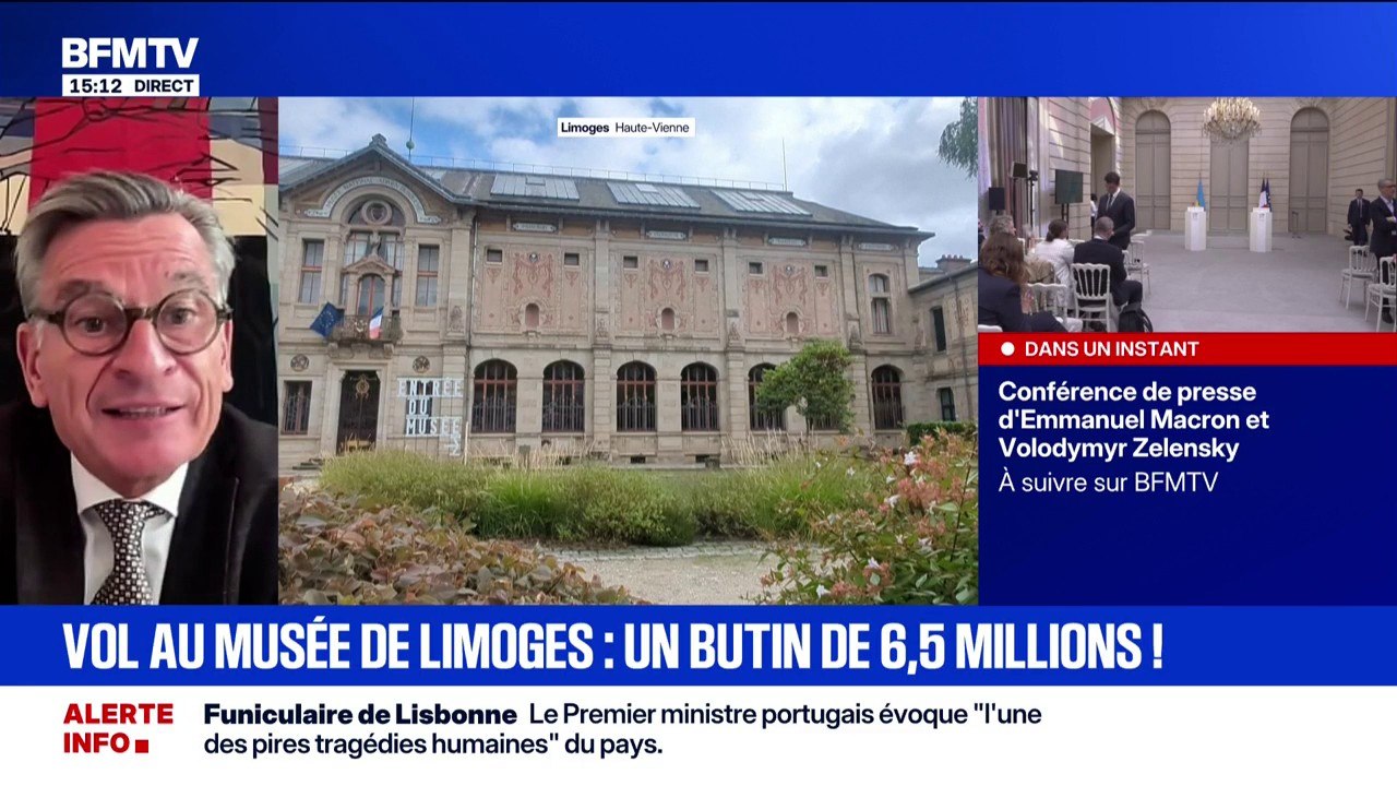 Vol au musée de Limoges: Hervé Lemoine, Président du mobilier national du musée, témoigne